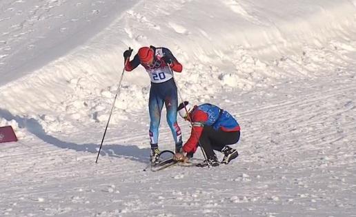 Pretty awesome events transpired during the Men's Sprint Free Final.